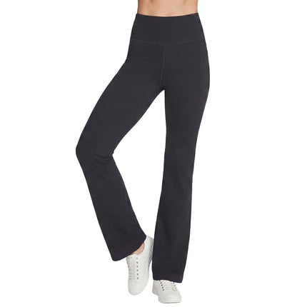 Skechers Women's Go Walk High Waisted Flare Pant, Black, X-S Petite