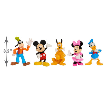 Just Play Disney Junior Mickey Mouse Collectible Figures Set, 5 Pack, 3 Inch Collectable Figures, Kids Toys Ages 3+