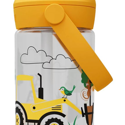 Camelbak THRIVE FLIP STRAW KIDS 415 ml – sport bottle – leak-proof – child-friendly size – easy drinking closure – ideal for on the go – Tractors And Trees, size: OS