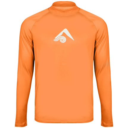Kanu Surf Boys' Platinum Rashguard, Orange, 14-16