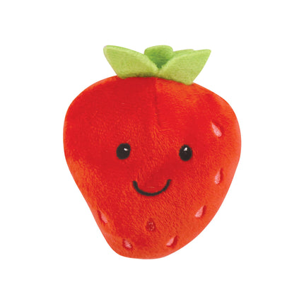 Juguete de peluche chirriante Luvable Friends para perro con cuerda, frutas, talla única