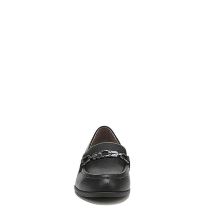 Dr. Scholl's Shoes Women's Rate Adorn Loafer, Black Smooth, 7.5 UK