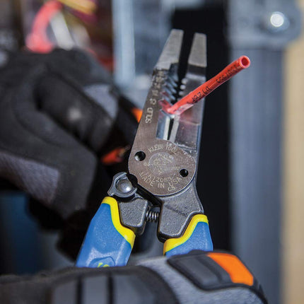 Wire Cutter And Wire Stripper, Cuts Solid Wire and Stranded Wire, with Screw Shearing KLEIN TOOLS K12055