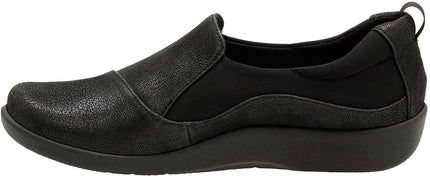 Clarks Womens Sillian Paz, Black, 11 Wide