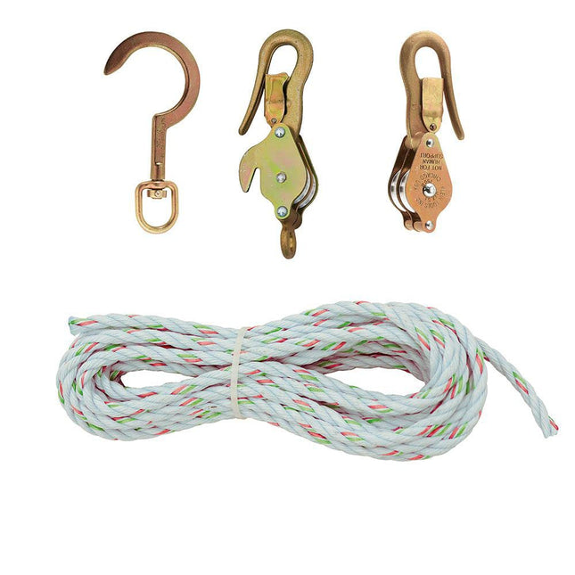 KLEIN TOOLS H1802-30S Block and Tackle with Guarde