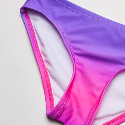 Ensemble de bain deux pièces Kanu Surf Janie Pink UPF 50+ à manches longues pour filles, 4T