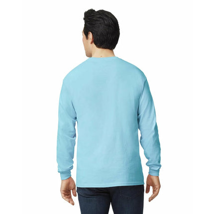 Gildan Unisex's Ultra Cotton Long Sleeve T-Shirt, Style G2400, Multipack, Light Blue (3-Pack), XXL (Pack of 3)