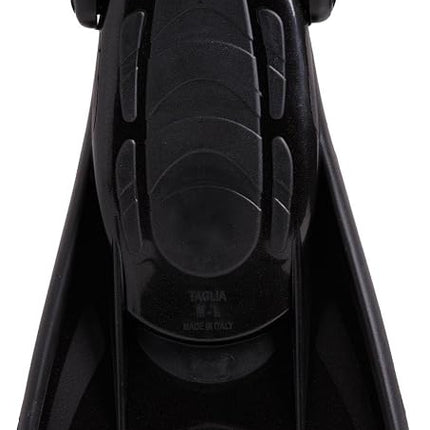 Cressi Palau Saf Fins - Adjustable Short Fins Adults for Snorkelling and Swimming, Black/Yellow Short Fins, XS/S (35/38)