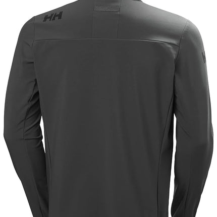 Helly Hansen Men's Crew Softshell Jacket 2.0, Ebony, L