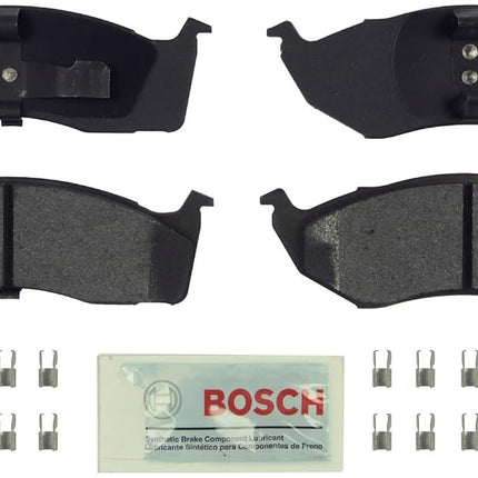 BOSCH BE591H Blue Ceramic Disc Brake Pad Set With Hardware - Compatible With Select Chrysler 300M, Concorde, Prowler, Town & Country; Dodge Caravan, Intrepid; Plymouth Prowler, Voyager + More; FRONT
