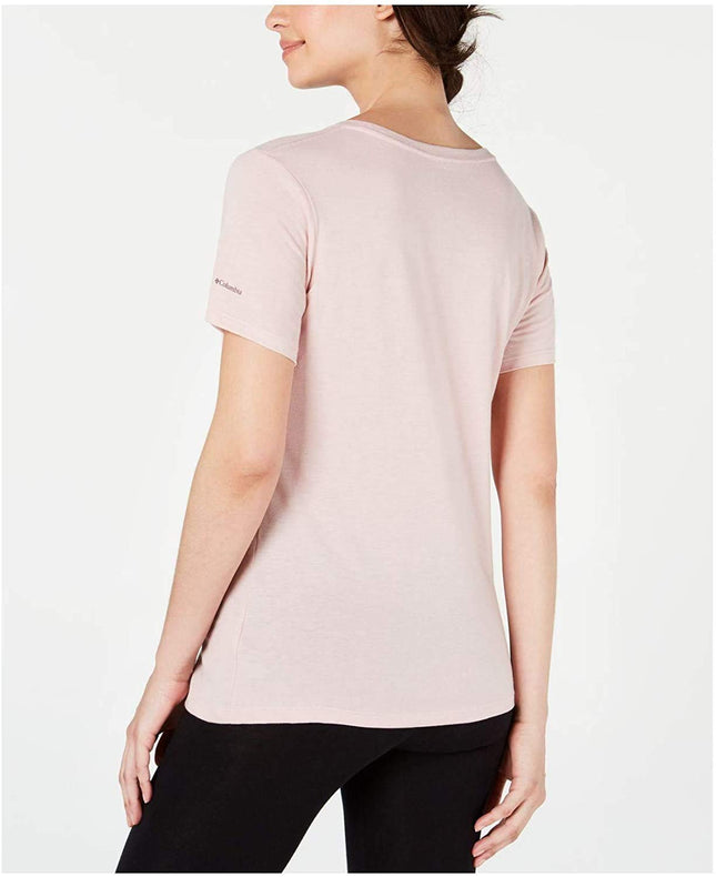 Columbia Women's Word Block™ Tee, Mineral Pink Heather, Stay Wild, Large