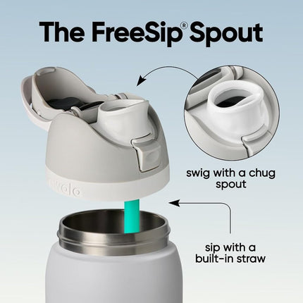 Owala FreeSip Insulated Stainless Steel Water Bottle, 945ml, Iced Breeze