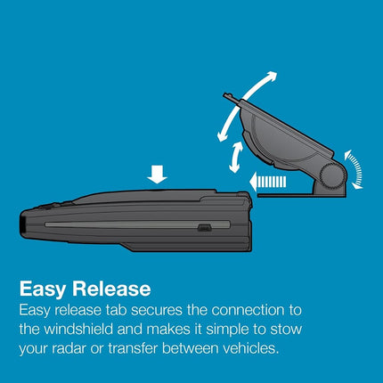 Escort Original StickyCup Silicone Suction Windshield Mount for Compatible Radar Detectors (0020057-2)