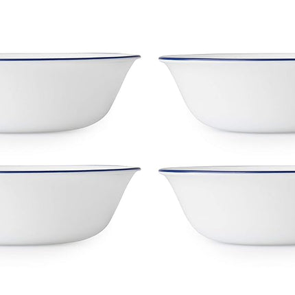 Corelle Livingware Ocean Blues 18 Ounce Soup/Cereal Bowl (Set of 4)