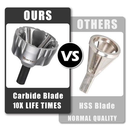 Vearter 13mm-35mm Deburring External Chamfer Tool with Carbide Blades