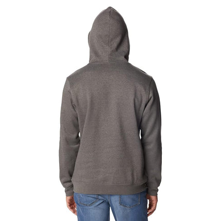 Columbia Men's Trek Hoodie, Charcoal Heather/CSC Sleeve Logo, 3X
