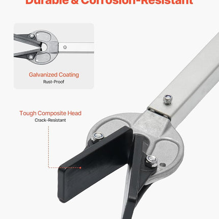 VEVOR Transom Saver, 23-35 in, Adjustable Boat Transom Saver with Composite Head, Corrosion-Resistant Easy-to-Install Transom Savers for Less Than 100 HP Outboard Motor, Fit for Roller & Trailer