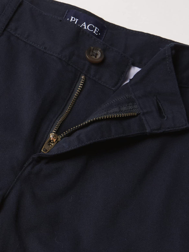 Pantalon chino The Children's Place pour garçons, lot de deux, New Navy, 4 ans