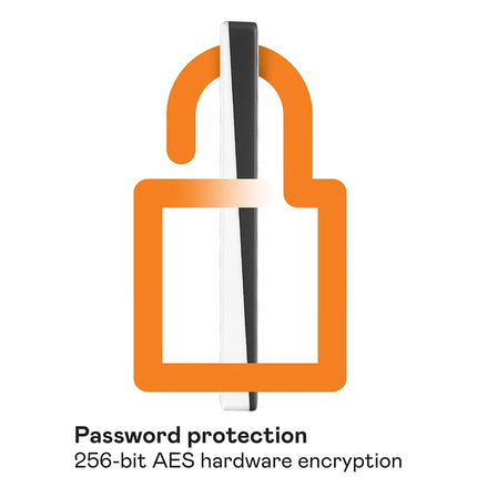 WD Portable HDD USB3.0 White My Passport Encryption Password Protection External Hard Disk, WDBPKJ0050BWT-WESN