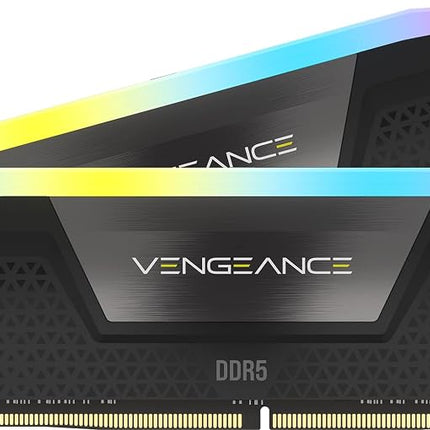CORSAIR VENGEANCE RGB DDR5 32GB (2x16GB) DDR5 Up t