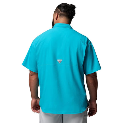 Columbia Men’s PFG Tamiami II Short Sleeve Shirt, Ocean Teal, S