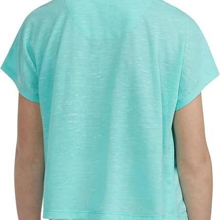 Camiseta básica de punto suave Hurley para niña, Tropical Turquoise, 4