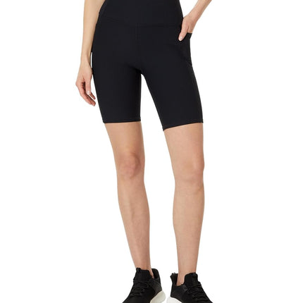 Skechers Women's Go Walk RIB Bike Short, Black/Whi
