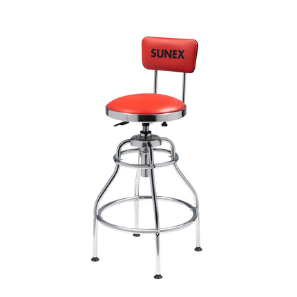 SUNEX TOOLS 8516 Hydraulic Shop Stool, High-Polish