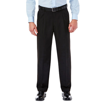 Haggar mens Mynx Gabardine Hidden Expandable Waist