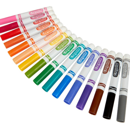 Rotuladores de trazo grueso CRAYOLA, suministros escolares a granel para profesores, rotuladores para niños para la escuela, 256 unidades