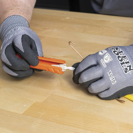 Klein Tools L1412 5-in-1 Cable Stripping Tool for 12-14 AWG, NM Cable Ripper (12/2 and 14/2 Romex), Magnetic with Wire Looping Hole