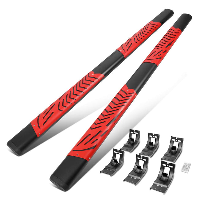 DNA Motoring STEPB-ZTL-8200-BKRD 5.5 Inches Side S