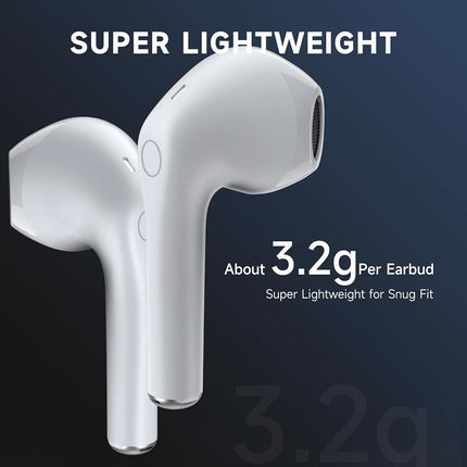 1 Hora Wireless Earbuds Bluetooth 5.3, Sports Headphones Deep Bass, in-Ear Earphones with Charging Case, Premium Sound Compatible for iPhone, Android Smartphone, Tablet, Laptop