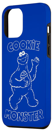 iPhone 12 Pro Max Sesame Street Cookie Monster Simple Cookie Case