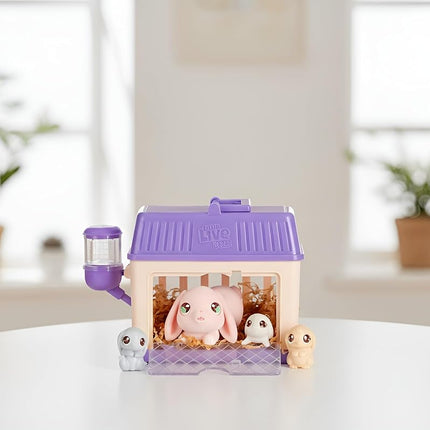 LLP Little Live Pets Mama Surprise Minis Bunny, Reveals 2-4 Babies