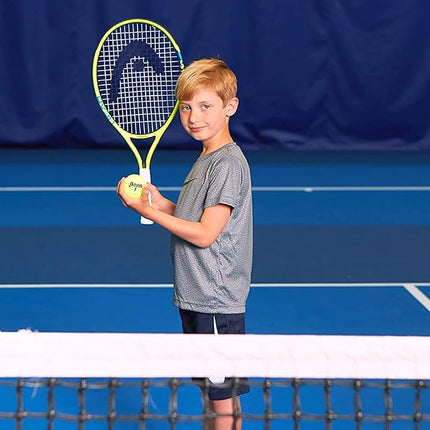 Raquette de tennis HEAD Speed 23 Junior pré-cordée, raquette de tennis légère pour enfants et débutants, cadre en aluminium durable, 6-8 ans, 23 pouces, jaune