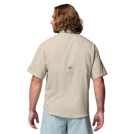 Camisa de manga corta Columbia PFG Tamiami II para hombre, color Fossil, 3X Tall