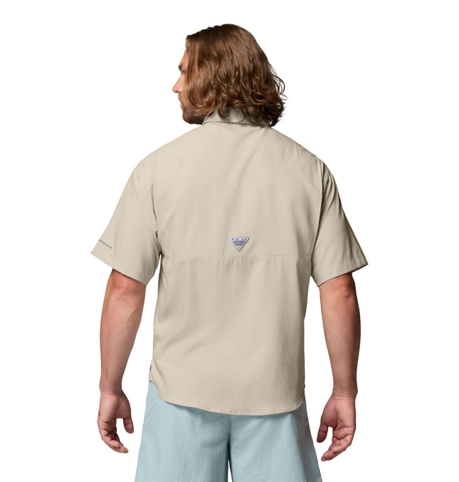 Columbia Men's PFG Tamiami II Short Sleeve Shirt, Fossil, 3X Tall