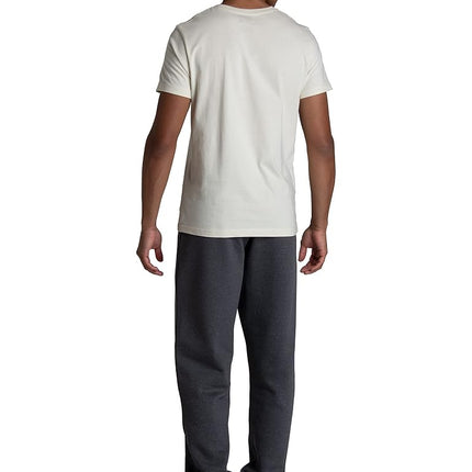 Fruit of the Loom Men's Eversoft Fleece Elastic Bottom Sweatpants with Pockets, Relaxed Fit, Moisture Wicking, Breathable, Charcoal Heather, S