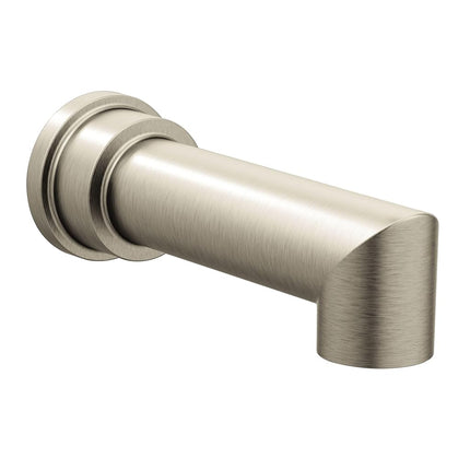 Moen S16900BN Arris 1/2-Inch Slip Fit Connection Non-Diverting Tub Spout, Brushed Nickel, 18 Inch