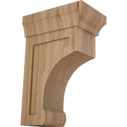 Ekena BKTW02X04X06GORO 2 1/2-Inch Width x 4-Inch Depth x 6-Inch Height Small Gomez Wood Bracket - Red Oak