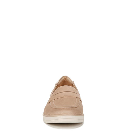 Dr. Scholl's Women's Nice Day Loafer, Cuban Sand Microfiber, 5.5 UK
