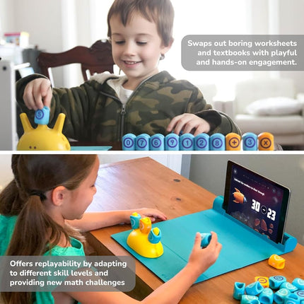 PlayShifu STEM Toy Math Game - Plugo Count (Kit + App with 5 Interactive Math Games) Educational Toy for 4 5 6 7 8 year old Birthday Gifts | Story-based Learning for Kids (Works with tabs/mobiles)