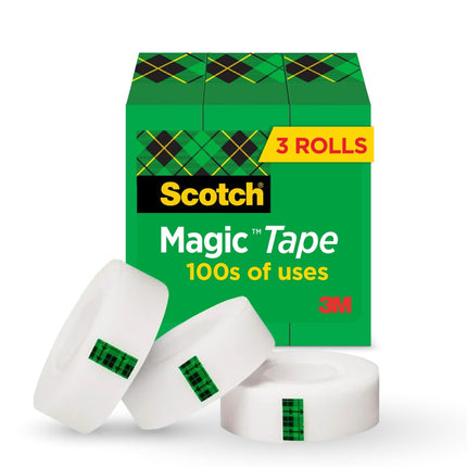 Scotch Magic Matte Finish Tape, 3/4 x 1000 Inches,
