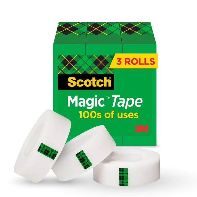Scotch Magic Matte Finish Tape, 3/4 x 1000 Inches,