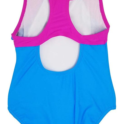 Maillot de bain une pièce à bretelles épaisses et empiècements en maille Speedo pour filles