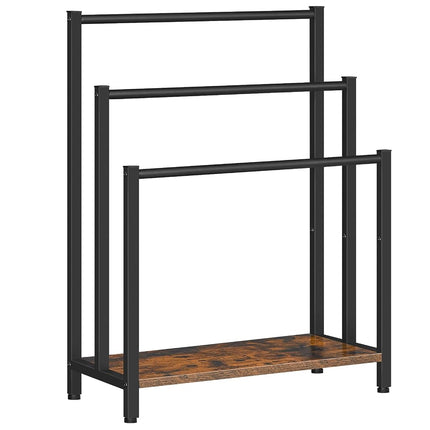 HOOBRO Free Standing Towel Rack, 3 Tier Blanket Ra