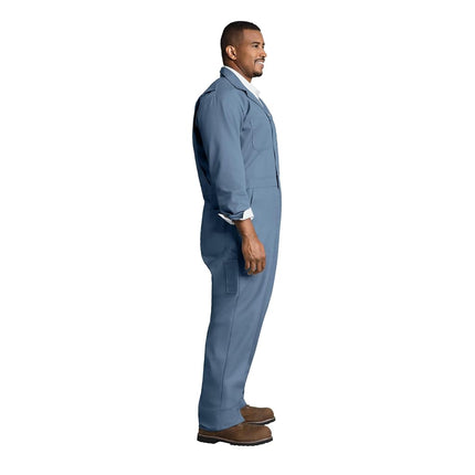 Red Kap Men's Long Sleeve Twill Action Back Coverall, Postman Blue,