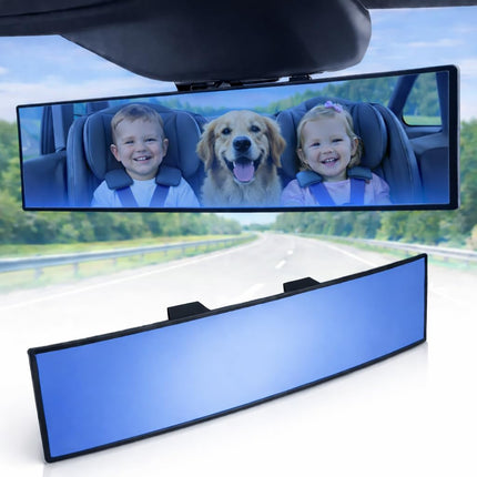 10.6" ICBEAMER Clip On Rear View Mirror | Flat Blu