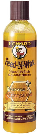 Howard FW0008 Feed-N-Wax Wood Polish and Condition